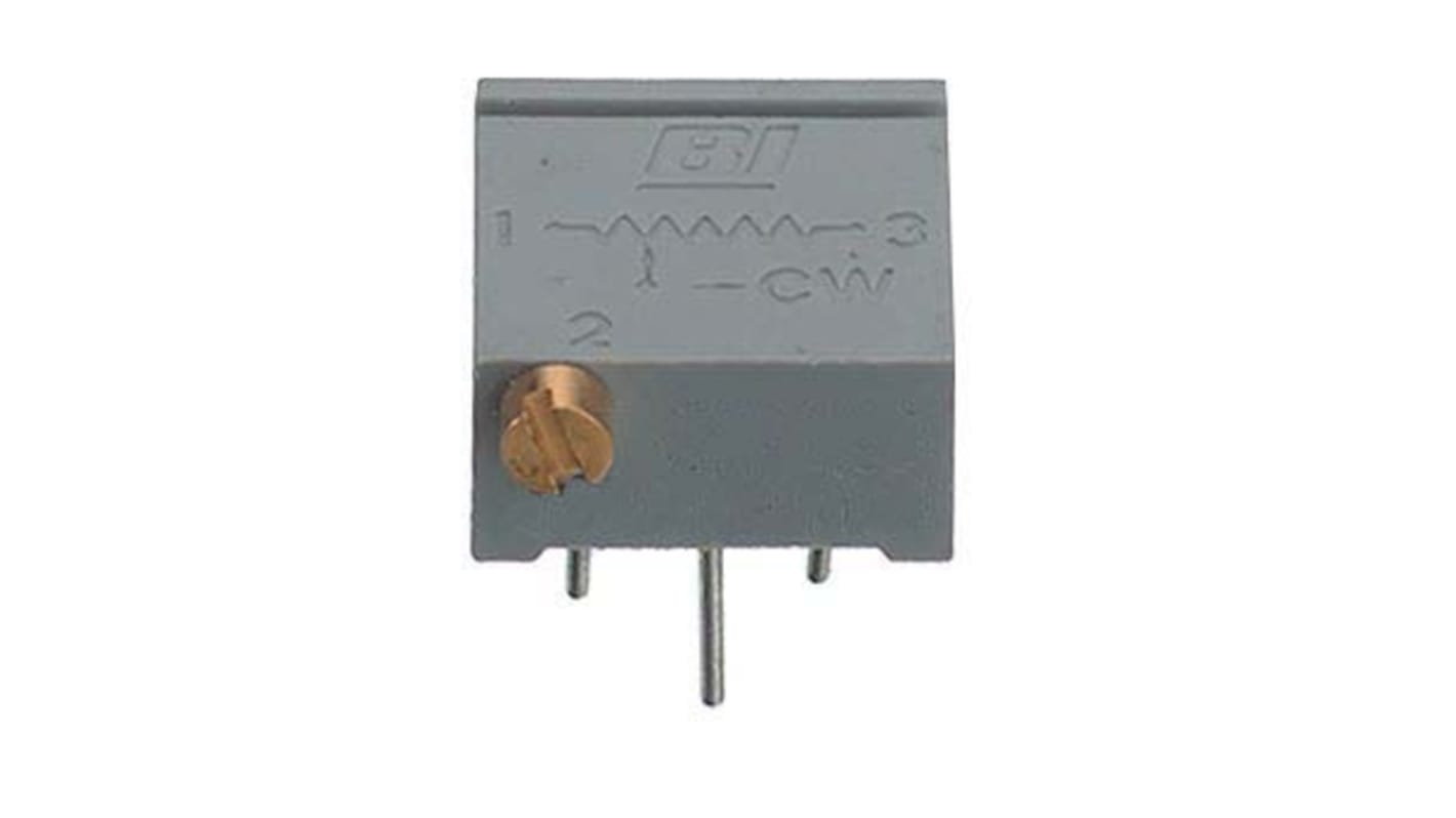 Potentiomètre trimmer TT ElectronicsBI série 67 10kΩ Traversant 20 tours Réglage sur le côté