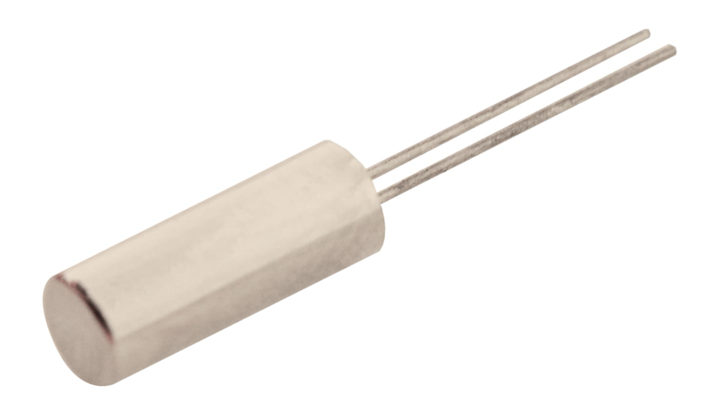 RS PRO 32.768kHz Crystal ±20ppm 2-Pin 3.1 (Dia.) x 8.2mm
