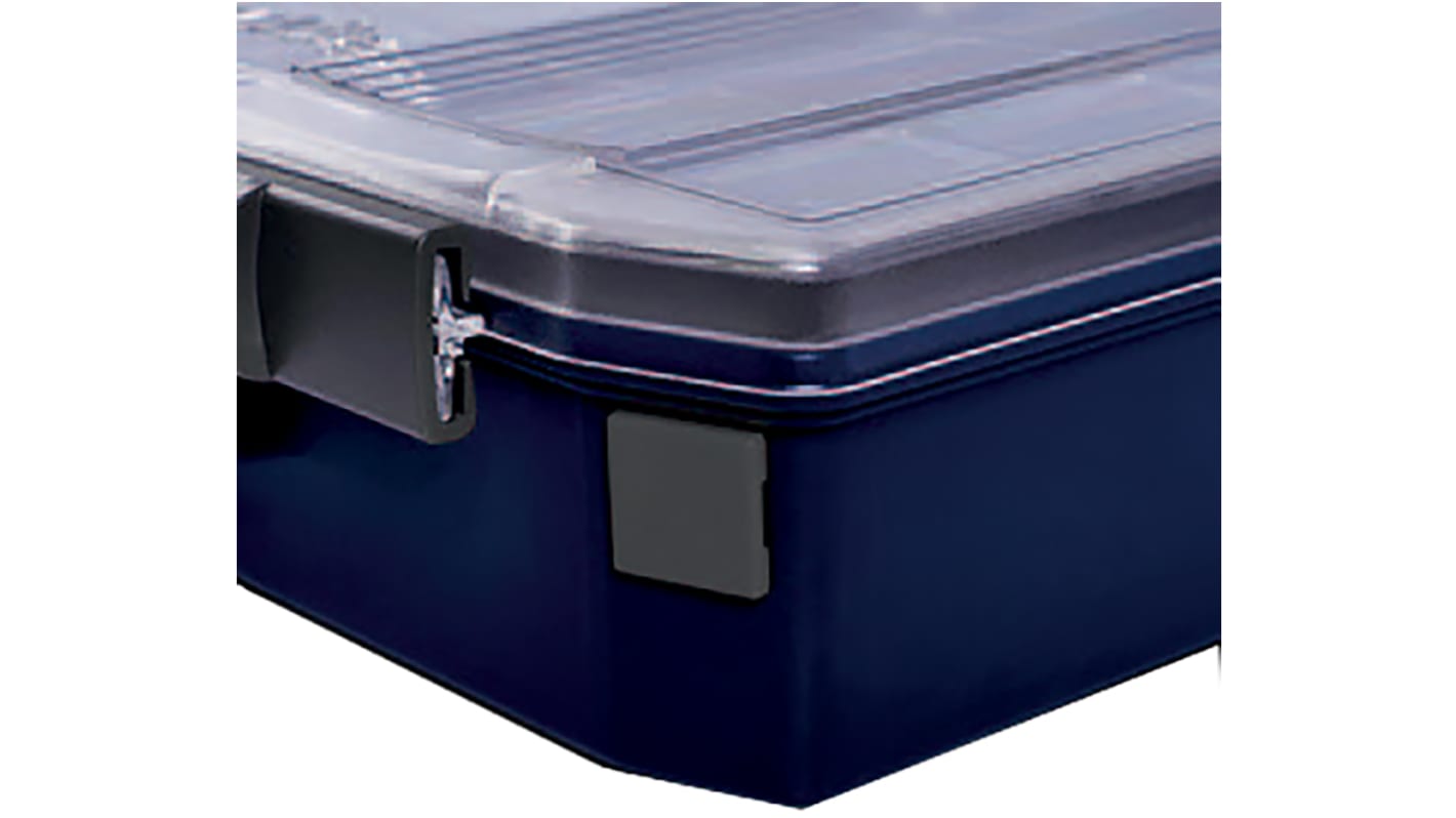 Raaco Grey PS Compartment Box, 22mm x 22mm x 3mm