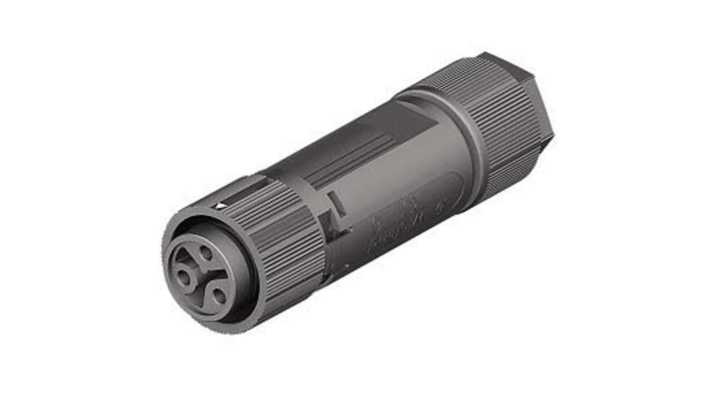 Wieland RST16i2/3 Series Mini Connector, 3-Pole, Female, Cable Mount, 16A, IP66, IP68, IP69