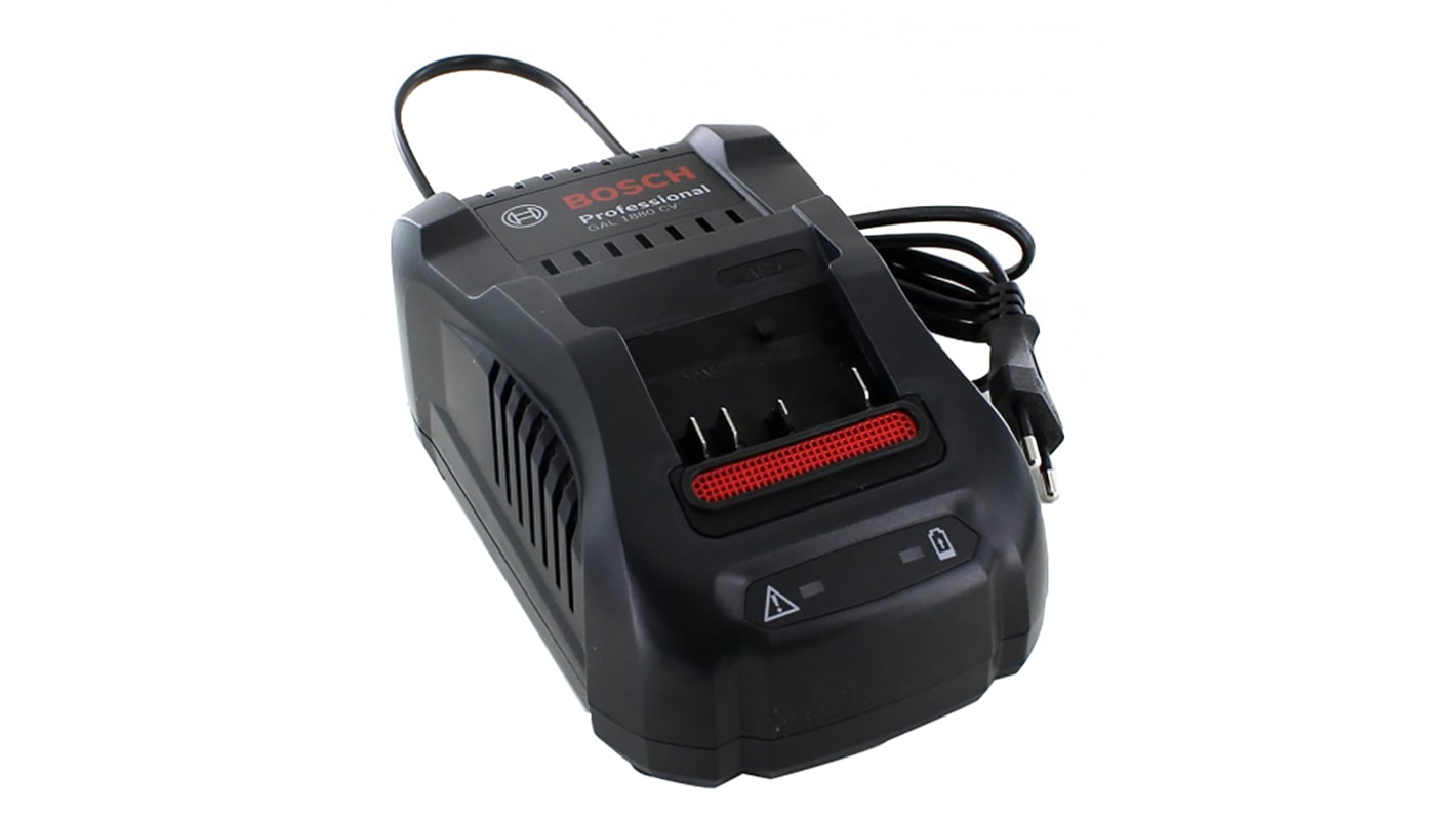Bosch 2607225922 Power Tool Charger, 18V for use with 14.4 Volt battery, 18 Volt Battery, Euro Plug