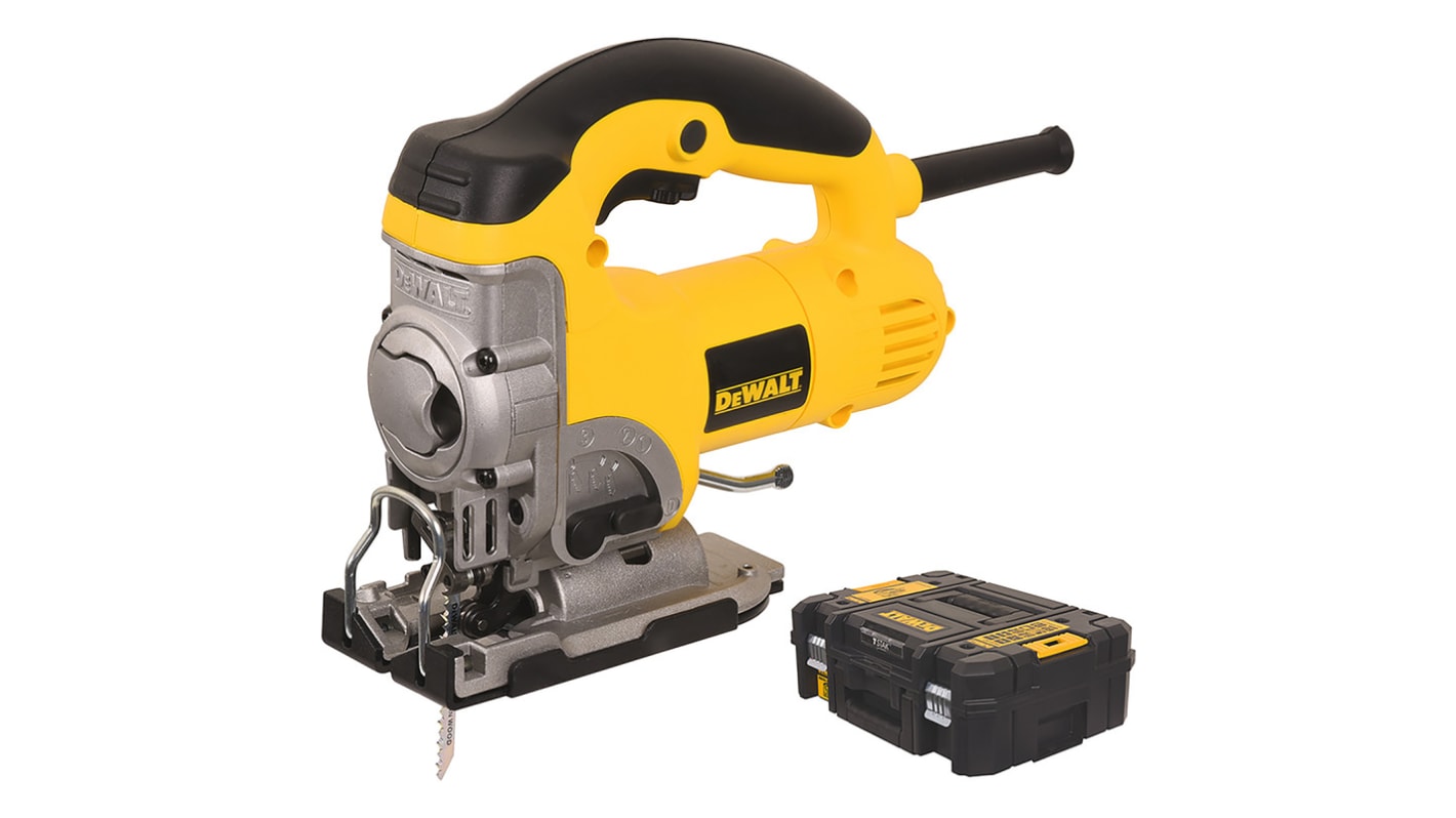 DeWALT DW331K Corded Jigsaw, 230V, Type C - Euro Plug