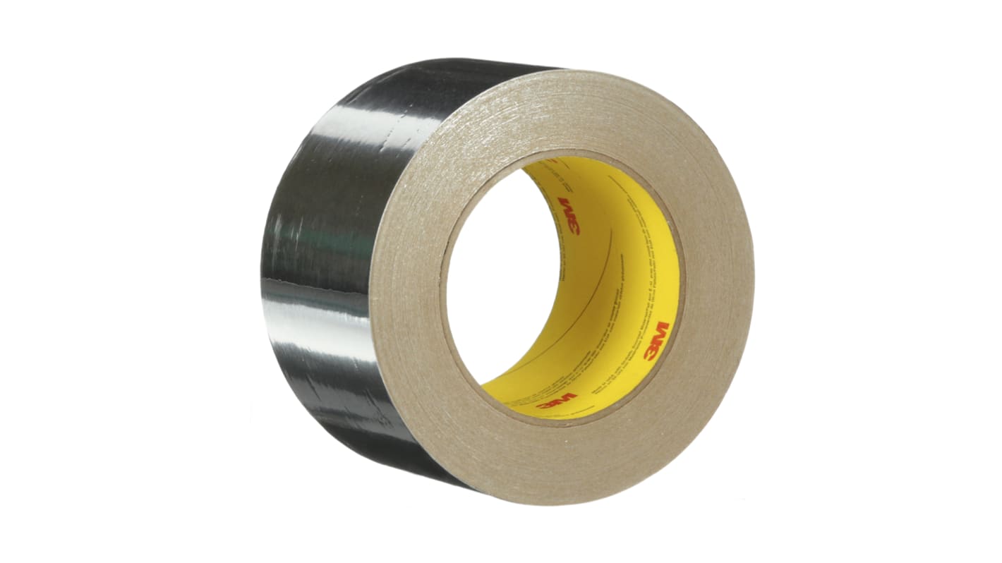 3M 3M 1524CW Non-Conductive Aluminium Tape 0.18mm, W.72mm, L.50m