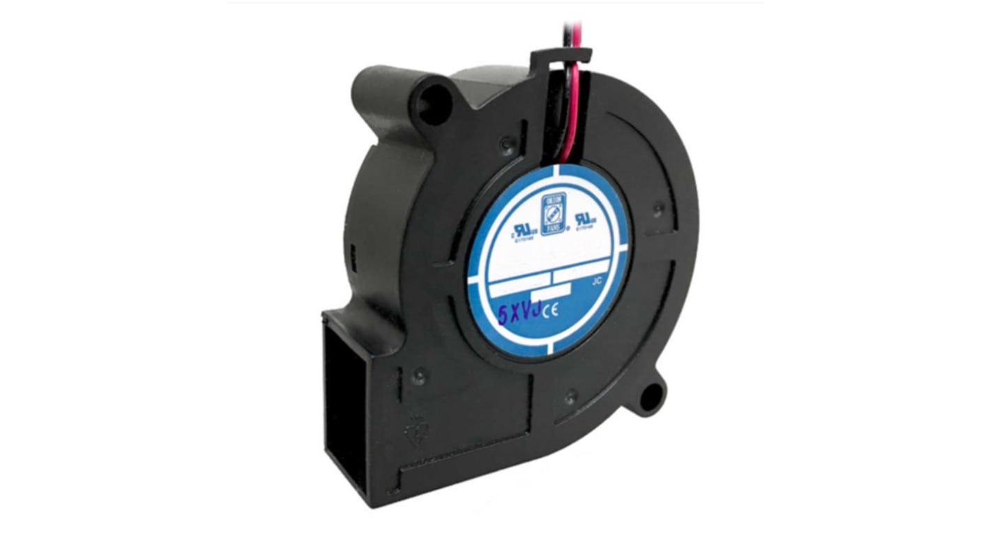 RS PRO Centrifugal Fan, 12 V ac, 2.4cfm, DC Operation