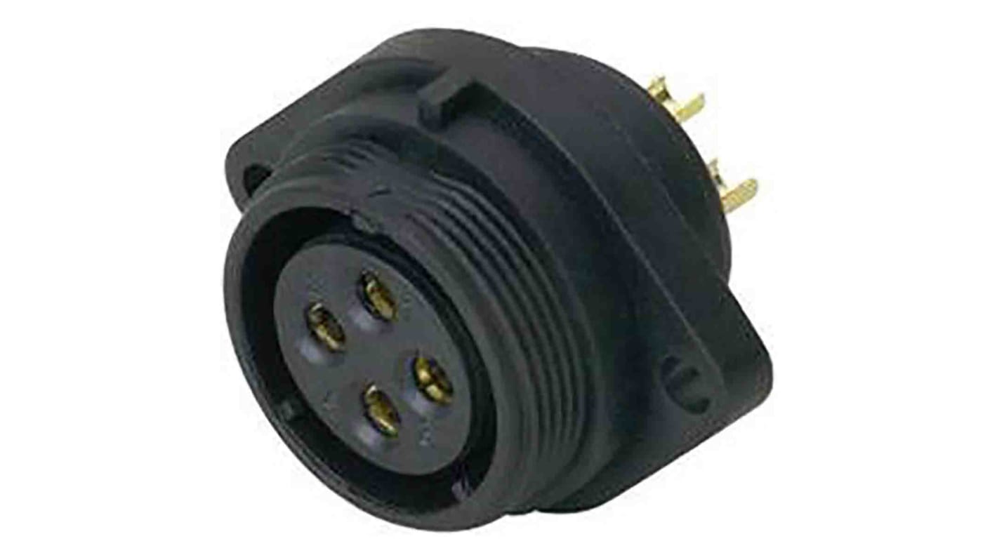 RS PRO Circular Connector, 5 Contacts, Flange Mount, Socket, Female, IP68