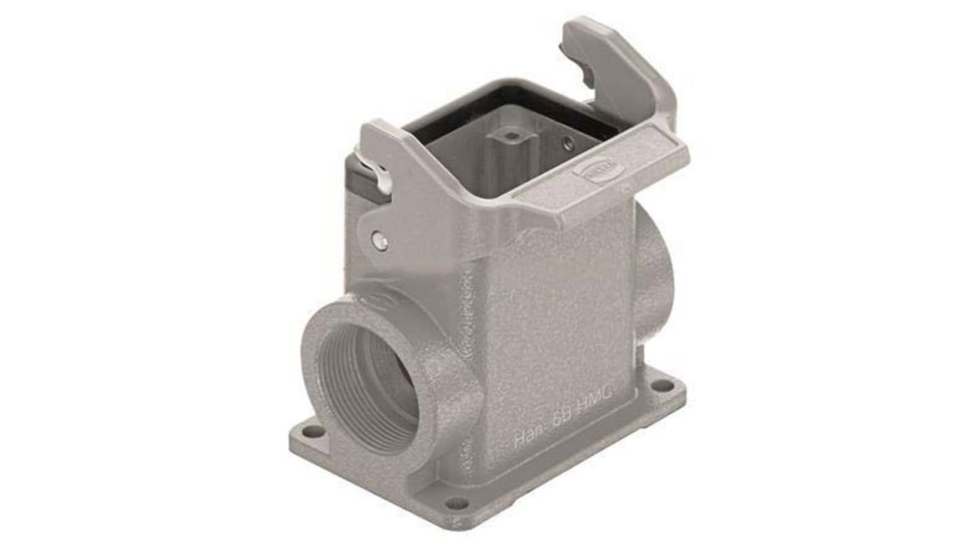 HARTING Han HMC Heavy Duty Power Connector Housing, M32 x 1.5 Thread, Side Entry Han B HMC Range