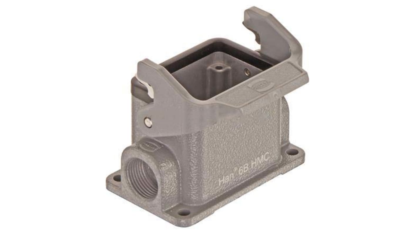 HARTING Han HMC Heavy Duty Power Connector Housing, M20 x 1.5 Thread, Side Entry Han B HMC Range