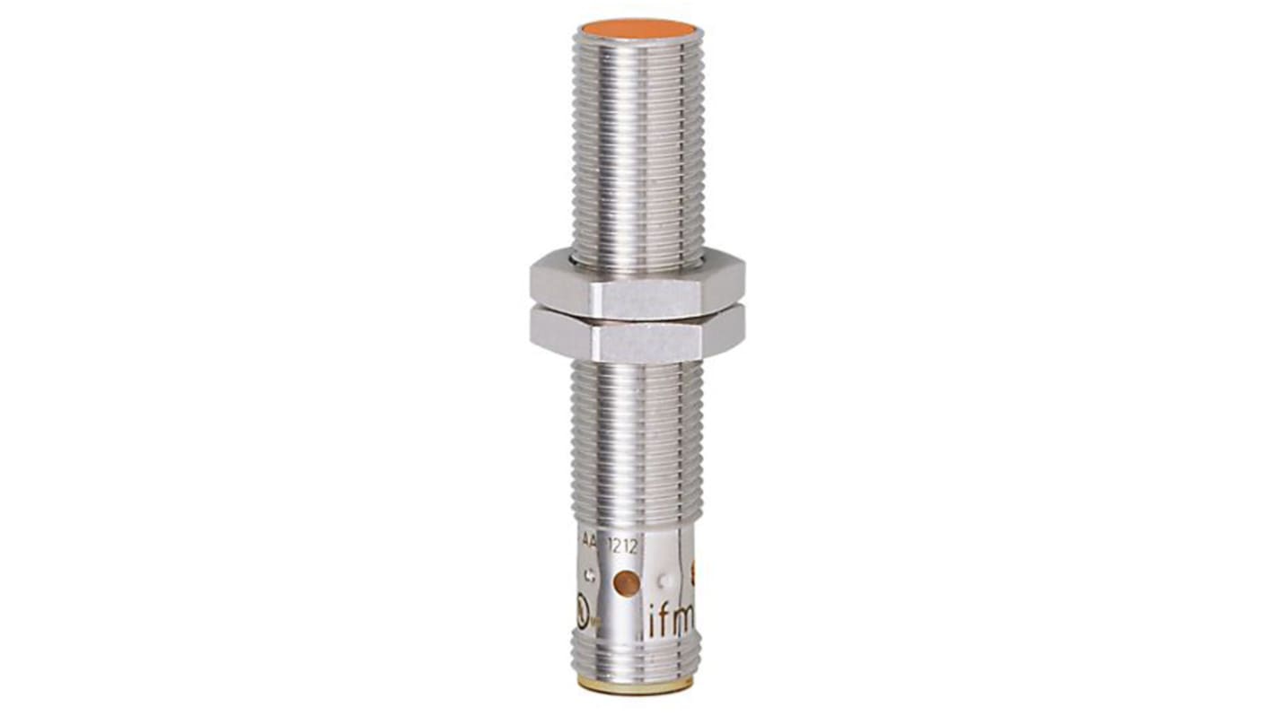 Rs-Online Sensore di prossimità Cilindro filettato ifm electronic M12 rilevamento 1 5 mm 10 → 30 V c.c
