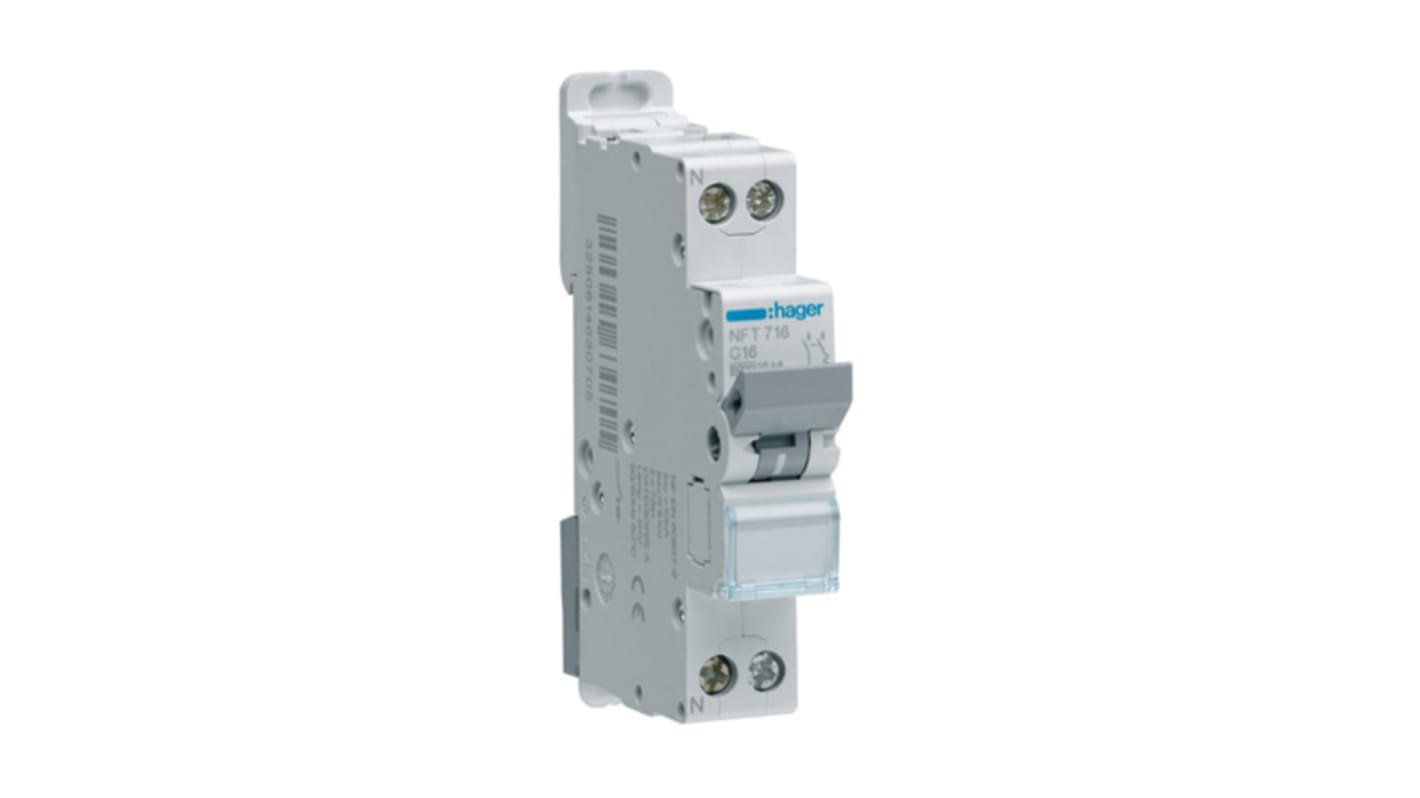 Interruttore magnetotermico Hager 1+N 32A 10 kA