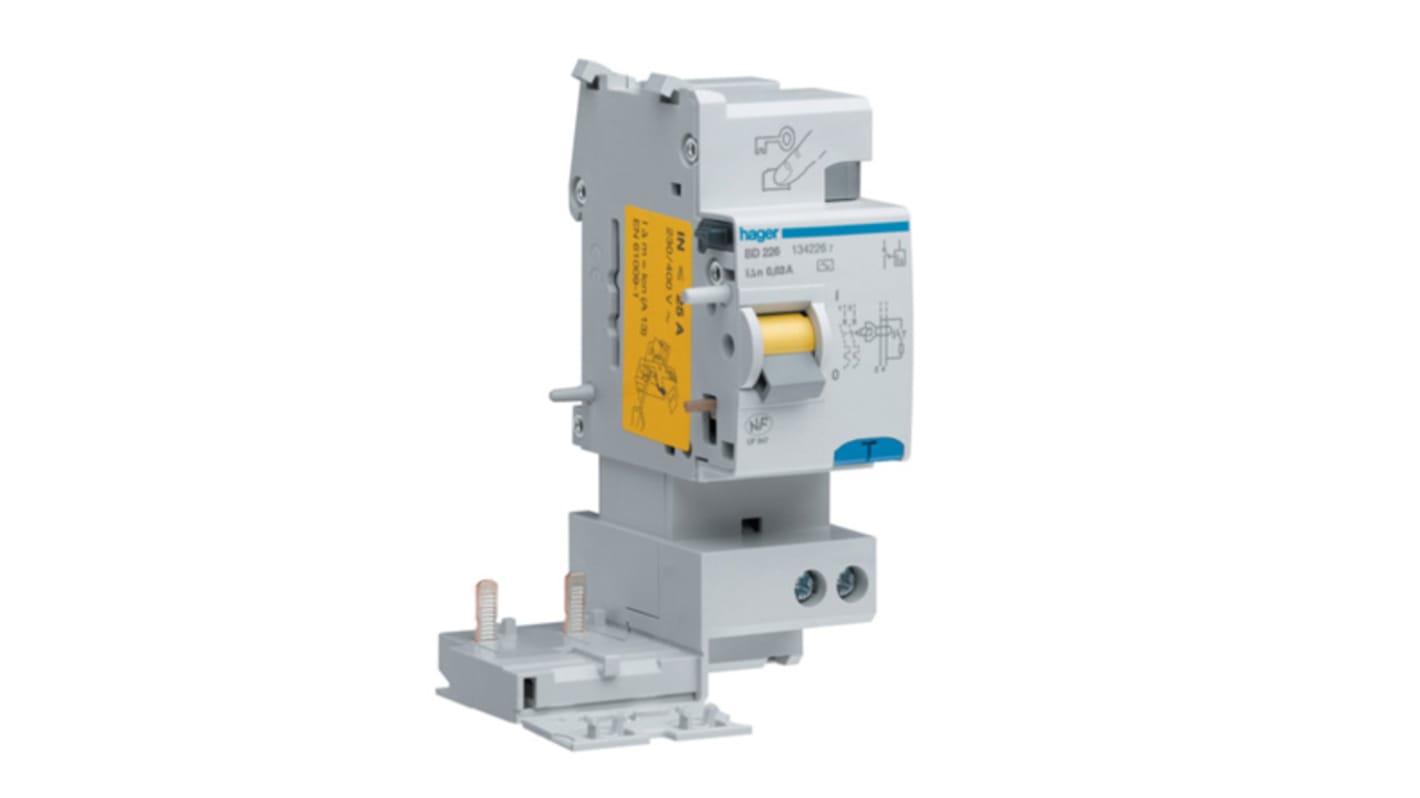 RCD Hager BD, 2P, 40A, sensibilità 30mA, Tipo AC