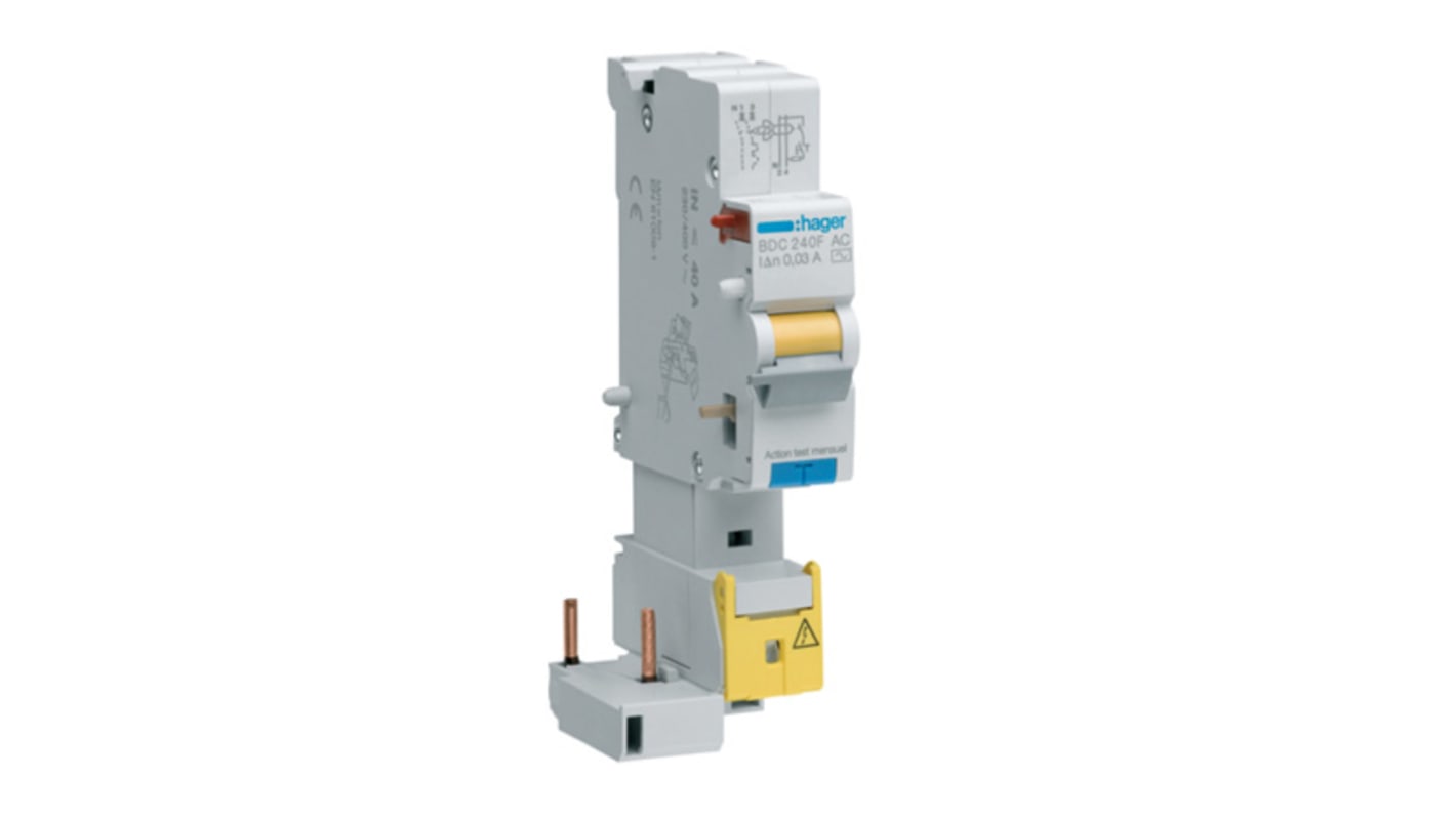 RCD Hager, 2P, 25A, sensibilità 30mA