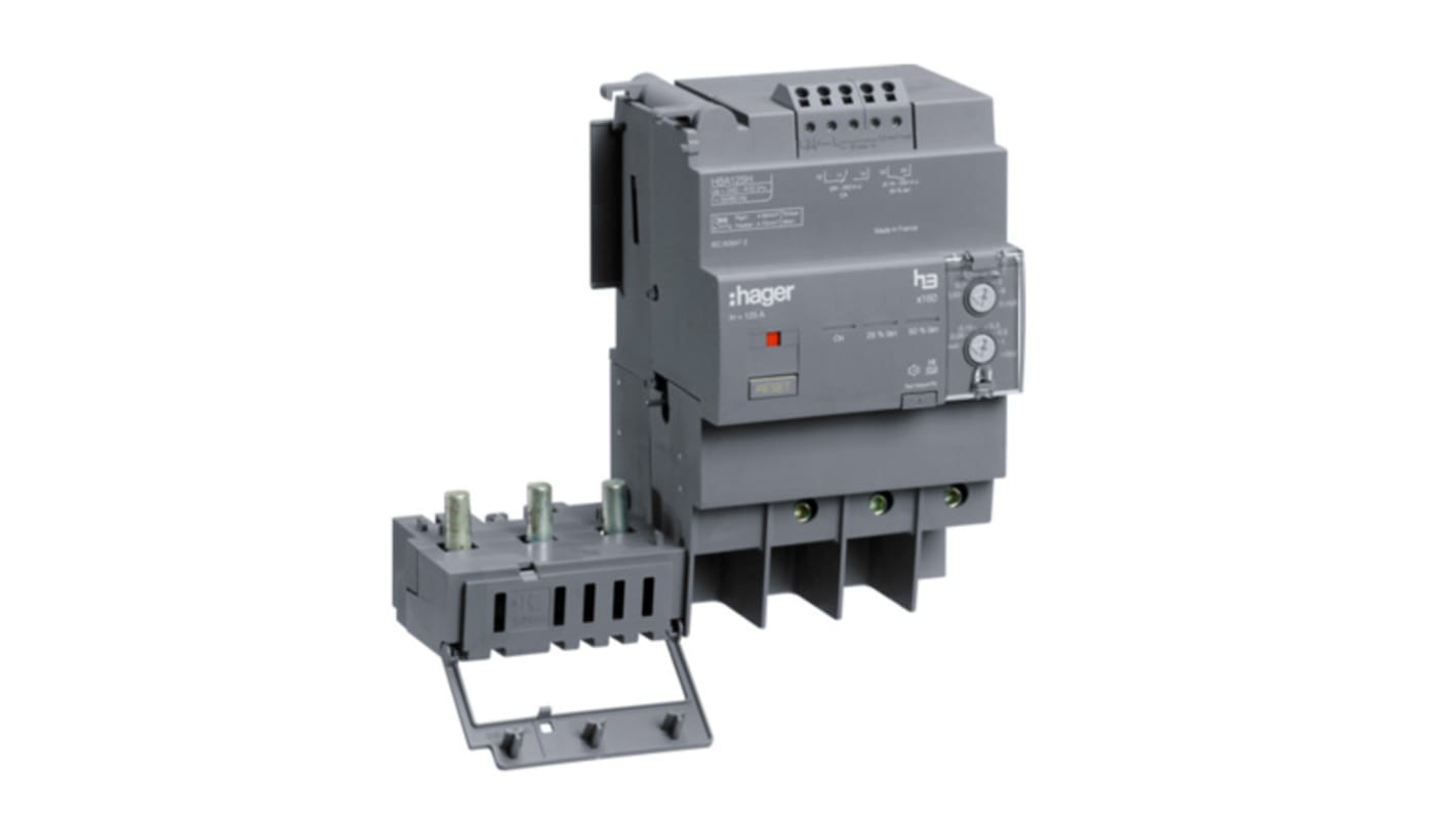 Hager Electronic Earth Leakage Circuit Trip for use with MCCBs