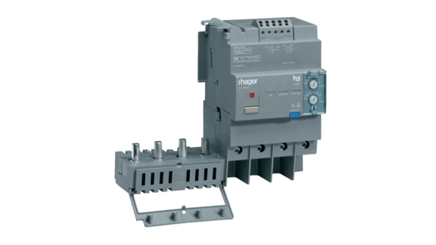 Hager Electronic Earth Leakage Circuit Trip for use with MCCBs