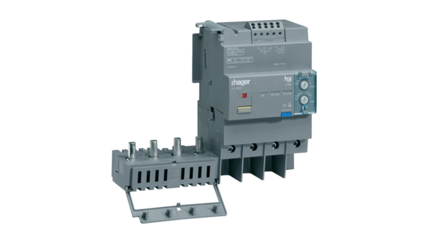 Hager Electronic Earth Leakage Circuit Trip for use with MCCBs