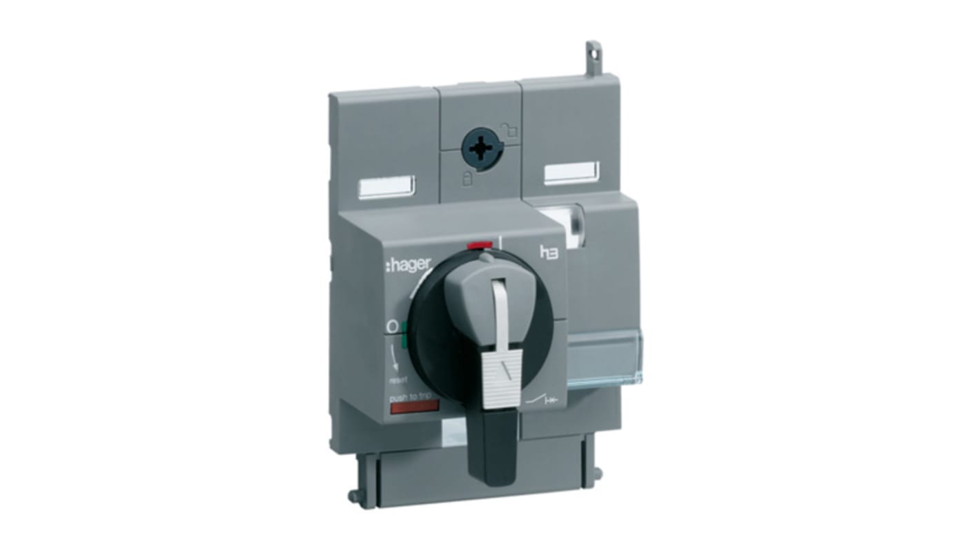Hager Rotary Handle, Panel Mount HXA