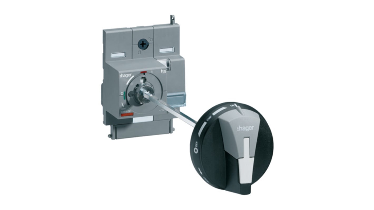 Hager Rotary Handle, Panel Mount HXA