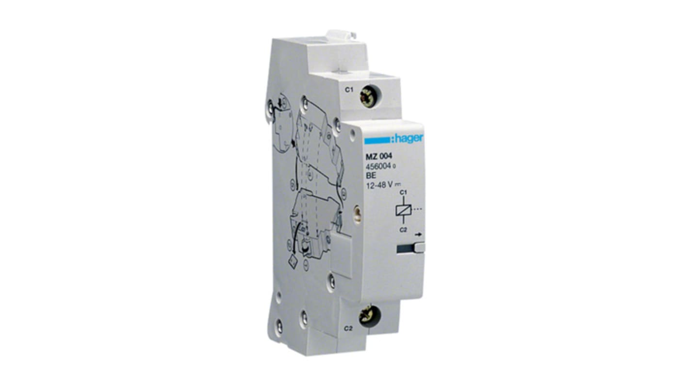 Hager Shunt Release, DIN Rail Mount MZ