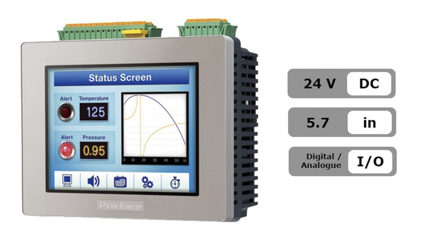 Pro-face LT4000M Series Touch Screen HMI - 5.7 in, TFT LCD Display, 320 x 240pixels