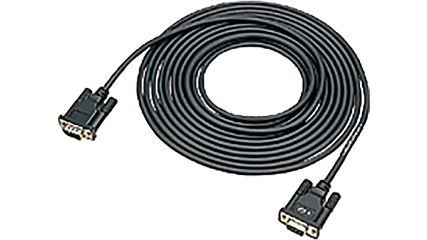 Pro-face PLC connection cable 5m For Use With HMI GP 4000 Series, PLC Omron PLC