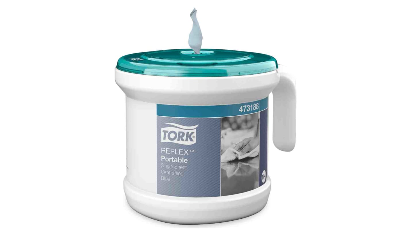 Tork Plastic Blue Portable Starter Pack Paper Towel Dispenser, 220mm x 226mm x 267mm