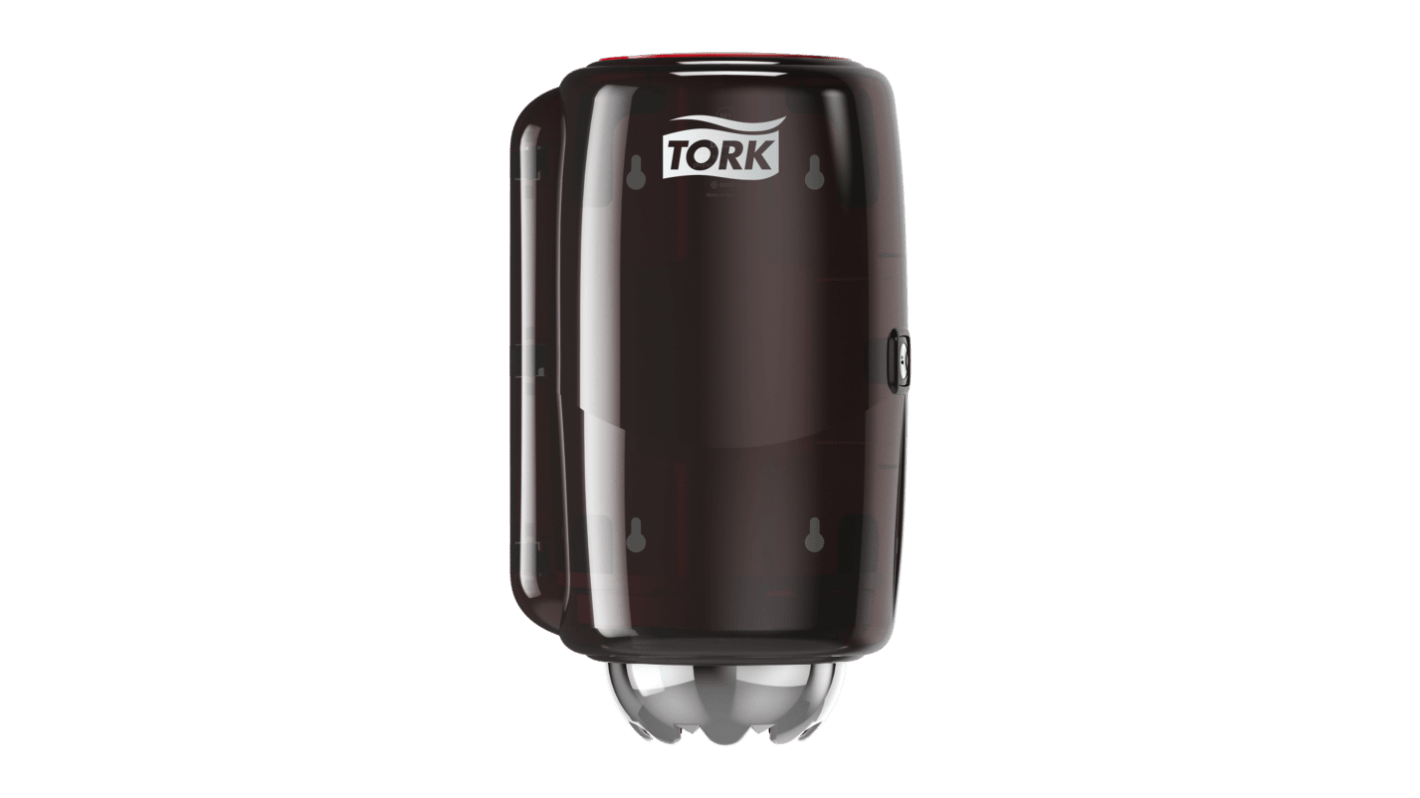 Tork Plastic Red Wall Mounting Paper Towel Dispenser, 172mm x 333mm x 193mm