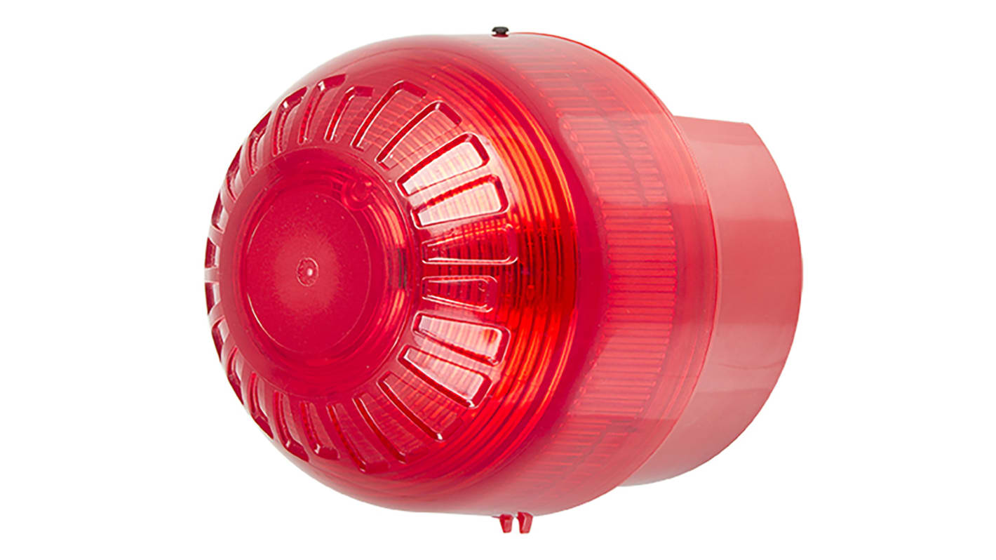 Indicator luminoso y acústico LED Moflash IS-SB, 24 V dc, Rojo, Intermitente, 105dB @ 1m, IP66