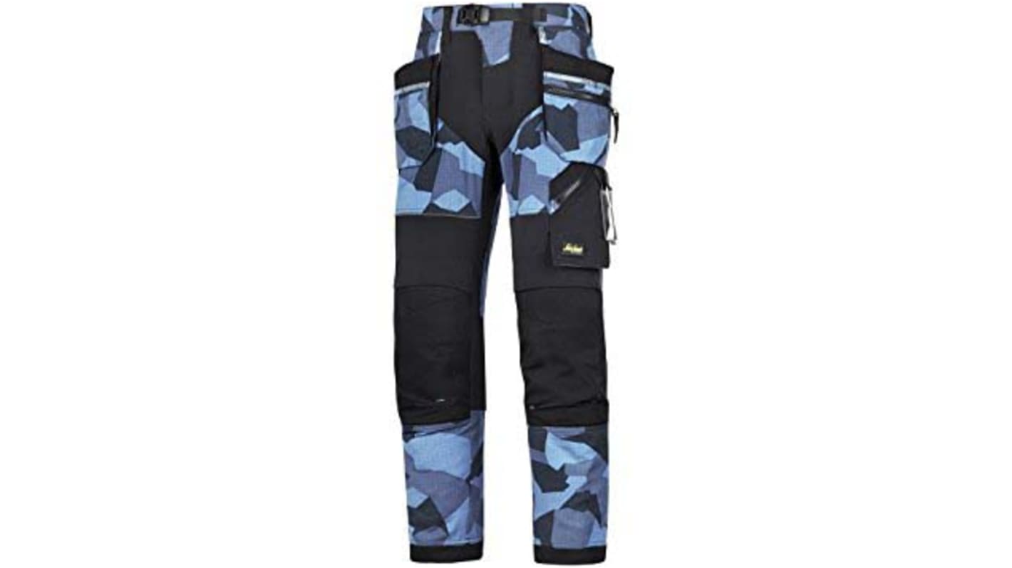 Snickers FlexiWork Blue Men's Polyester Work Trousers 30in