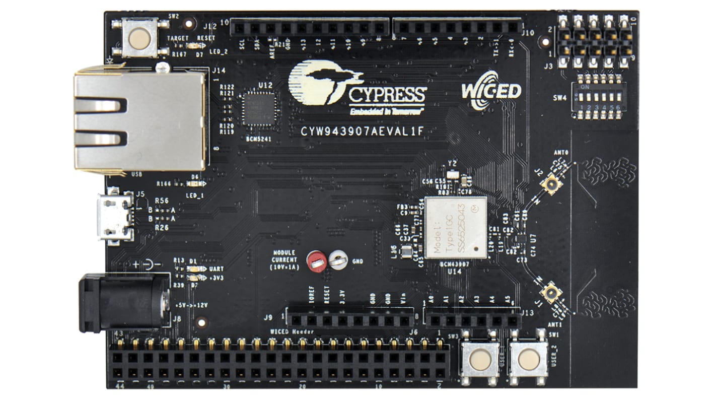 Infineon CYW43907 WiFi Development Kit CYW943907AEVAL1F