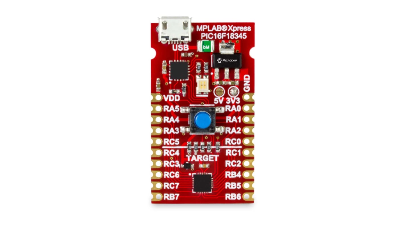 Microchip MPLAB Xpress PIC16F18345 Evaluation Board DM164141