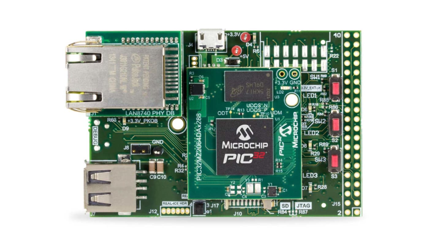 Starter kit PIC32MZ Microchip, CPU MIPS32