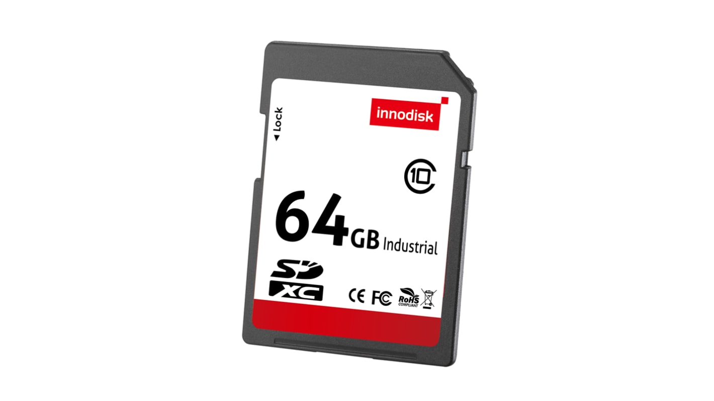 InnoDisk SD SD-Karte 64 GB Class 10 Industrieausführung, MLC