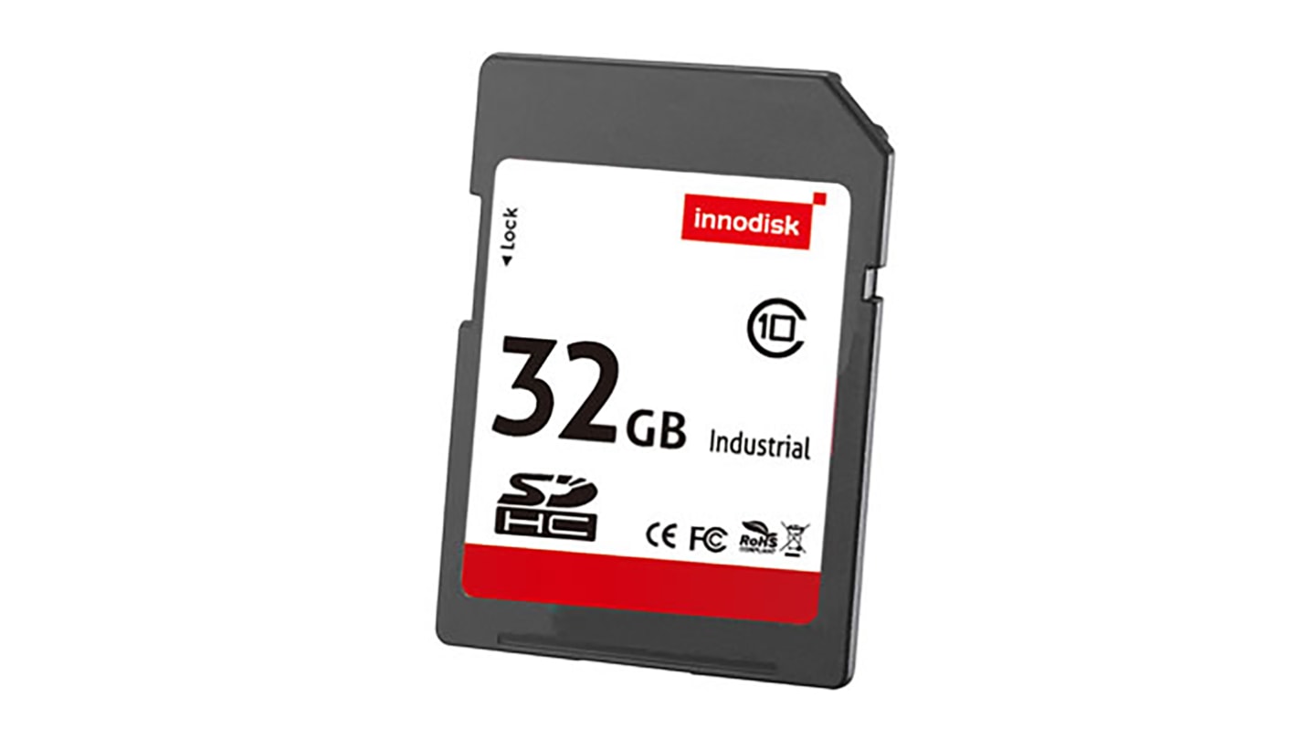 InnoDisk SDHC SD-Karte 32 GB Class 10 Industrieausführung, iSLC