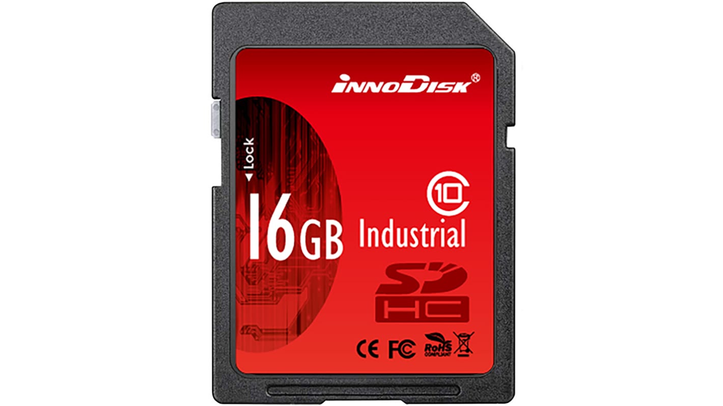 InnoDisk Industrial SDHC SD-Karte 16 GB Class 10 Industrieausführung, SLC