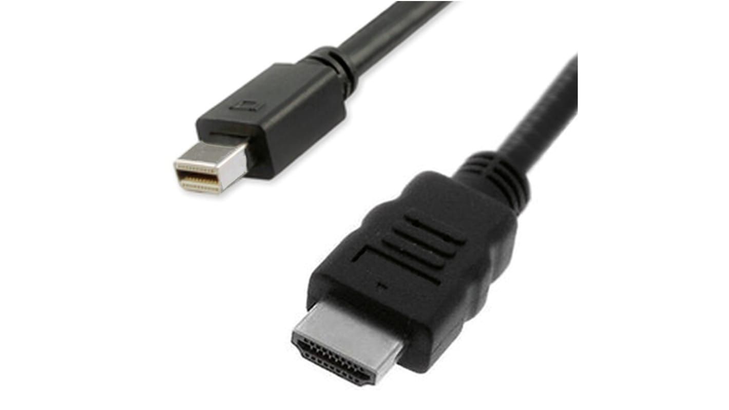 Kabel DisplayPort długość 4.5m B: HDMI A: Złącze DP (Display Port) Mini męskie RS PRO
