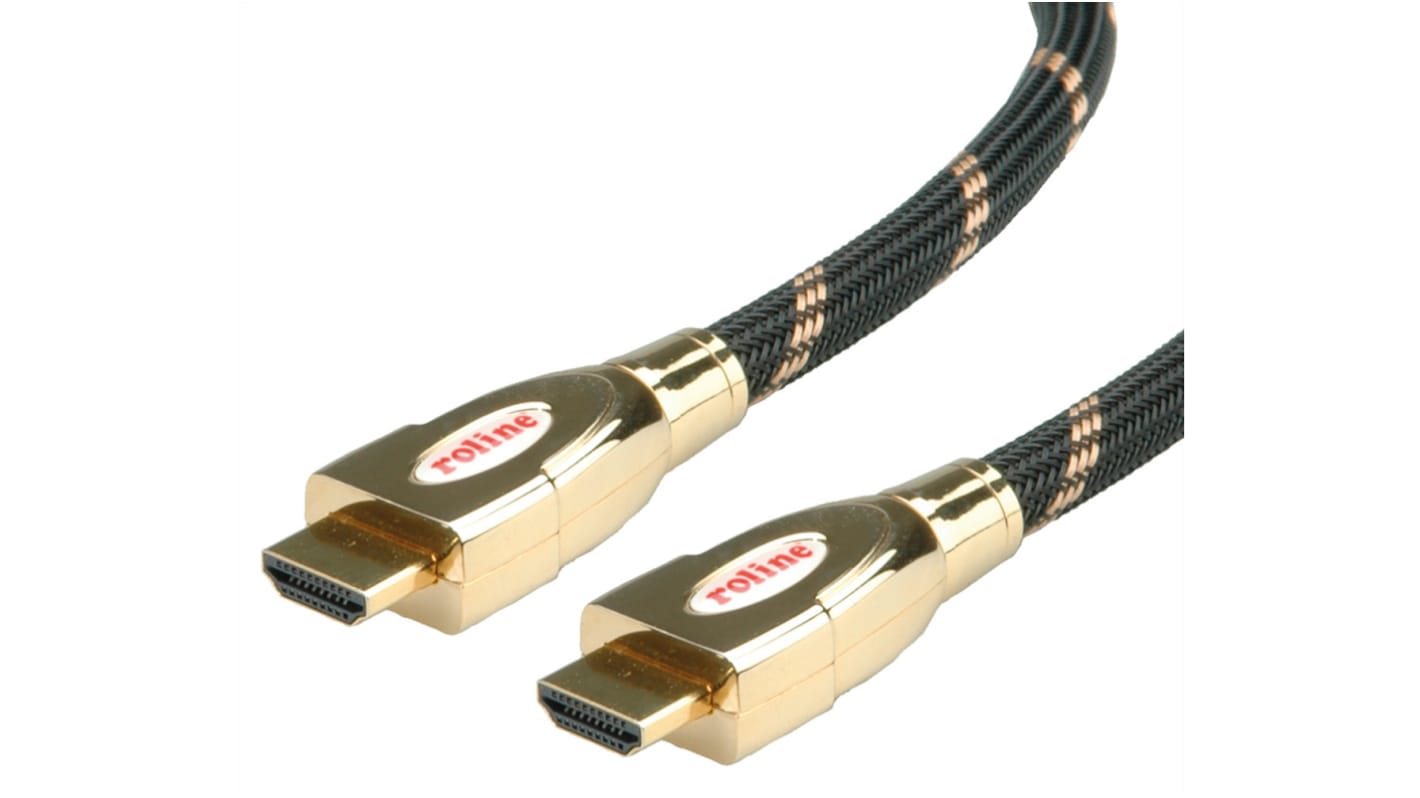 Roline, 3m Male HDMI Ethernet to Male HDMI Ethernet