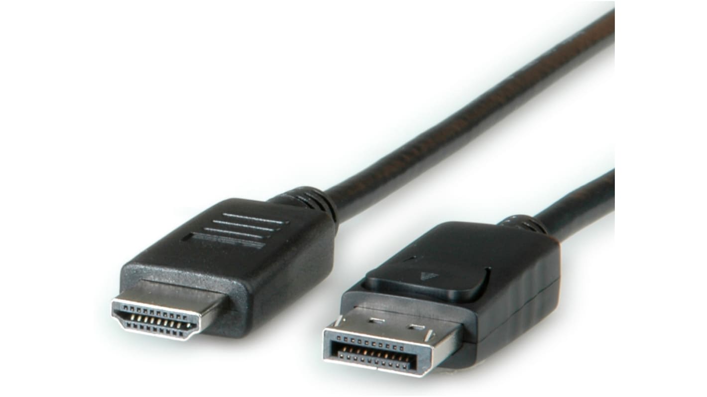Kabel DisplayPort długość 4.5m B: HDMI A: Display Port Roline