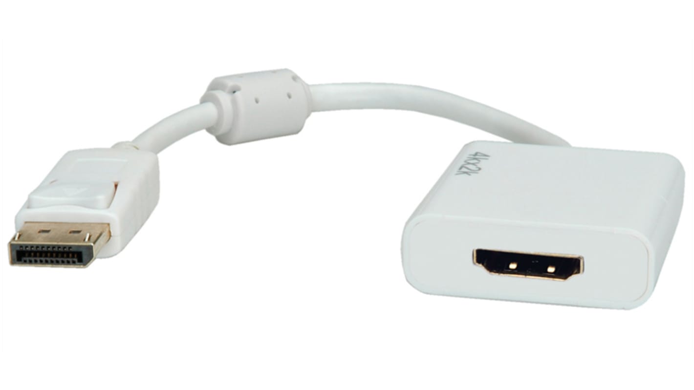 Roline AV Adapter, Male DisplayPort to Female HDMI