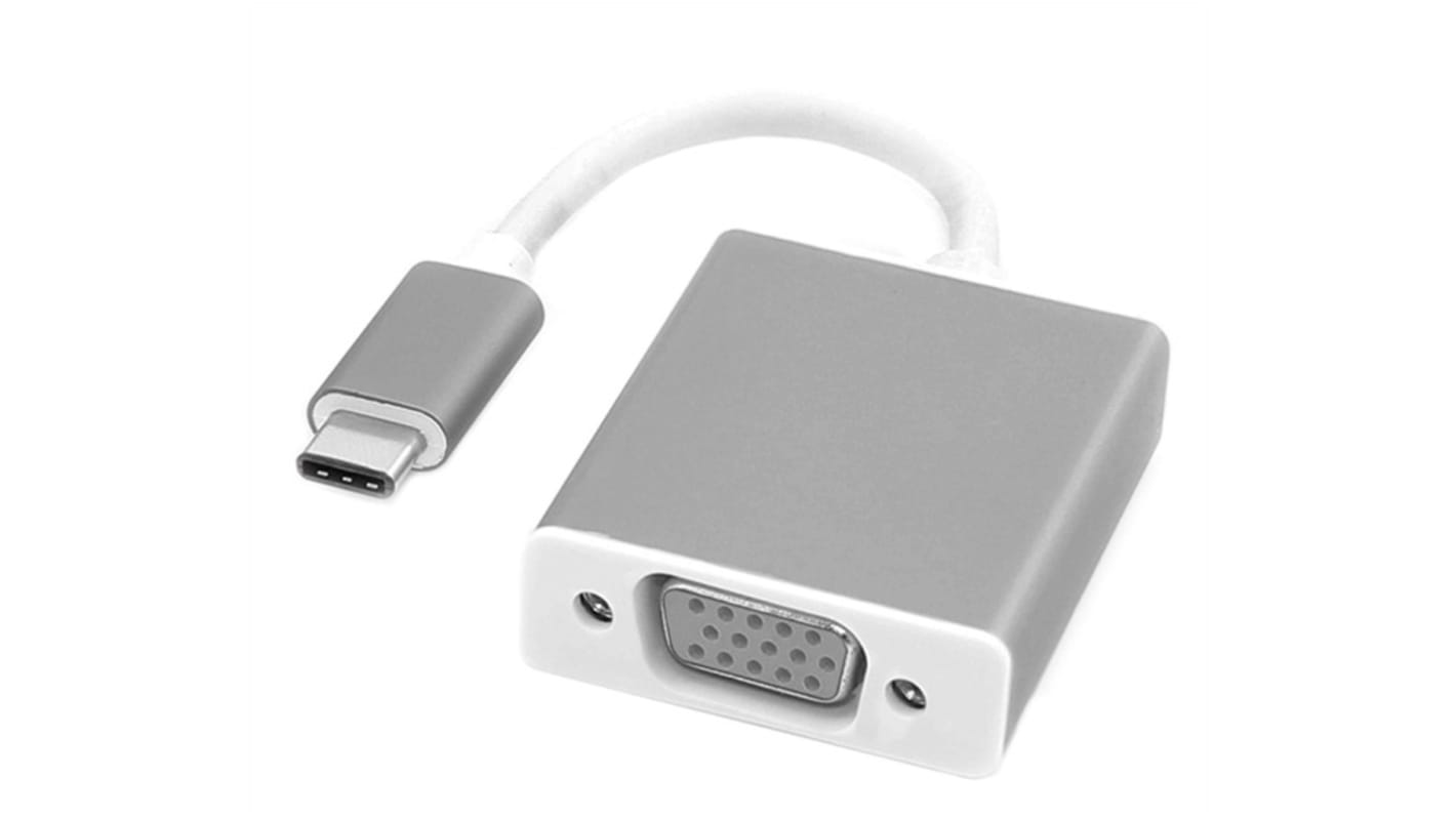 Roline USB 3.1, Male USB C to Female VGA, 100mm
