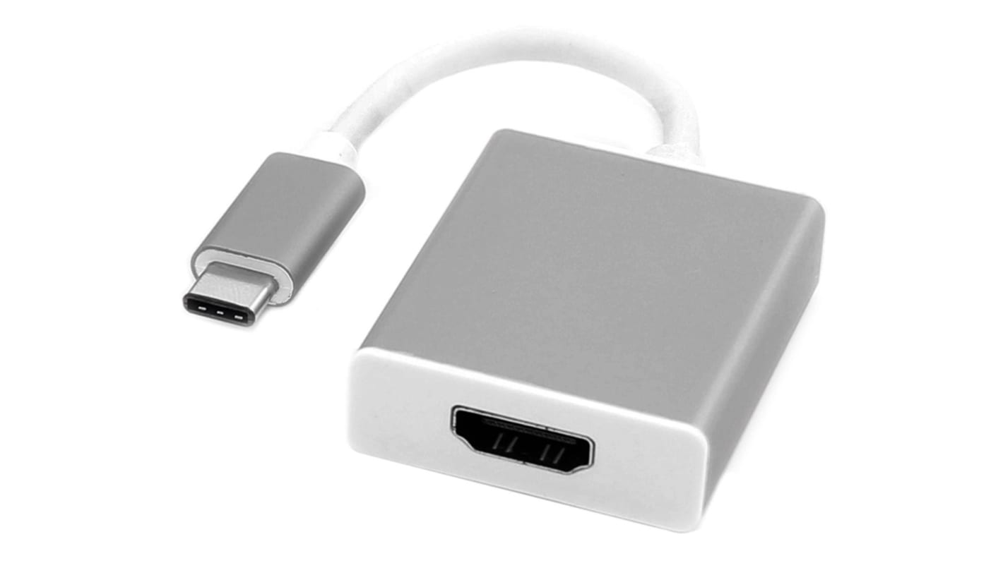 Roline USB 3.1, Male USB C to Female HDMI, 100mm