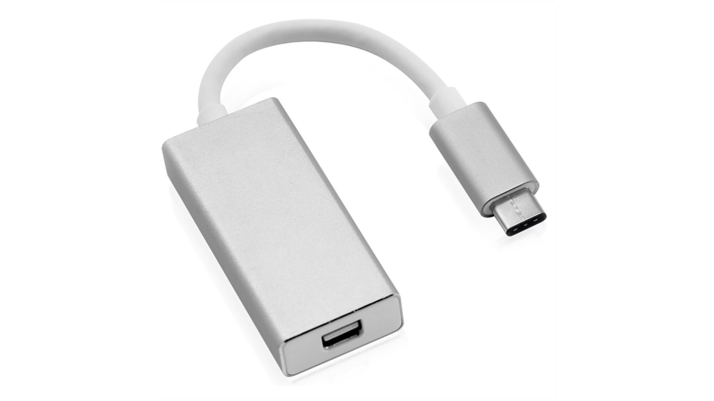 Roline USB 3.1, Male USB C to Female Mini DisplayPort, 100mm