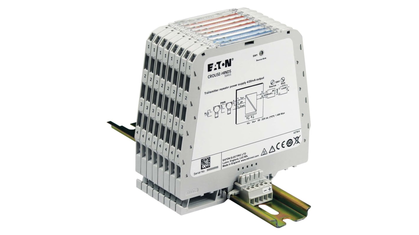 Eaton MTL Series Signal Conditioner, Current Input, Current Output, 18 → 32V dc Supply