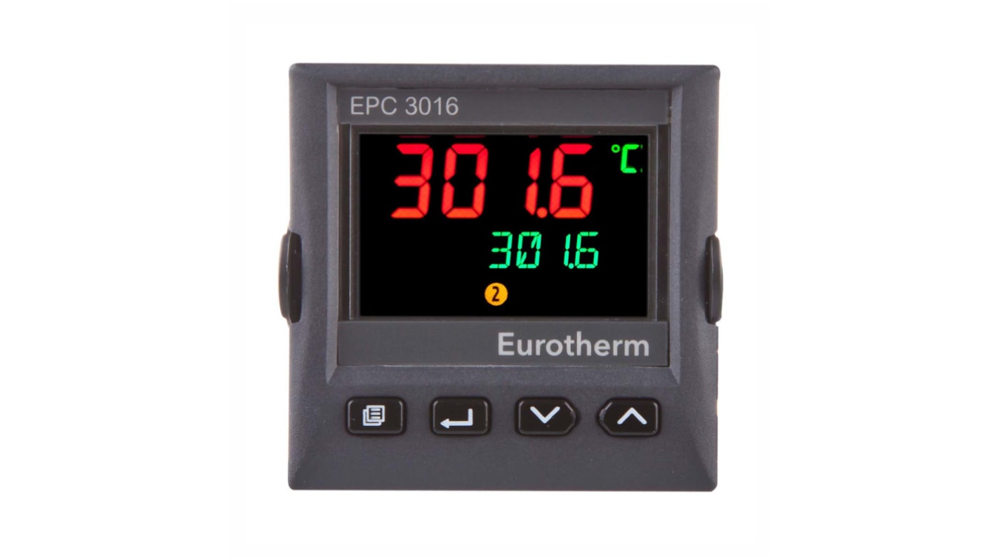 Rs-Online Controller PID Eurotherm EPC3016 100 → 230 V c.a. 48 x 48mm 1 uscita c.c. 2 relè