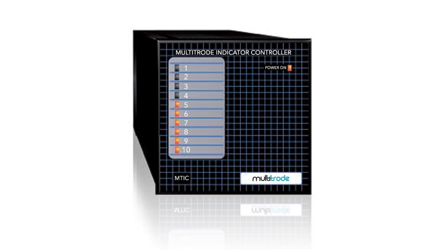 Xylem MTIC5 Series Level Controller - Panel Mount, 24 V dc 10 Analog 4 to 20 mA