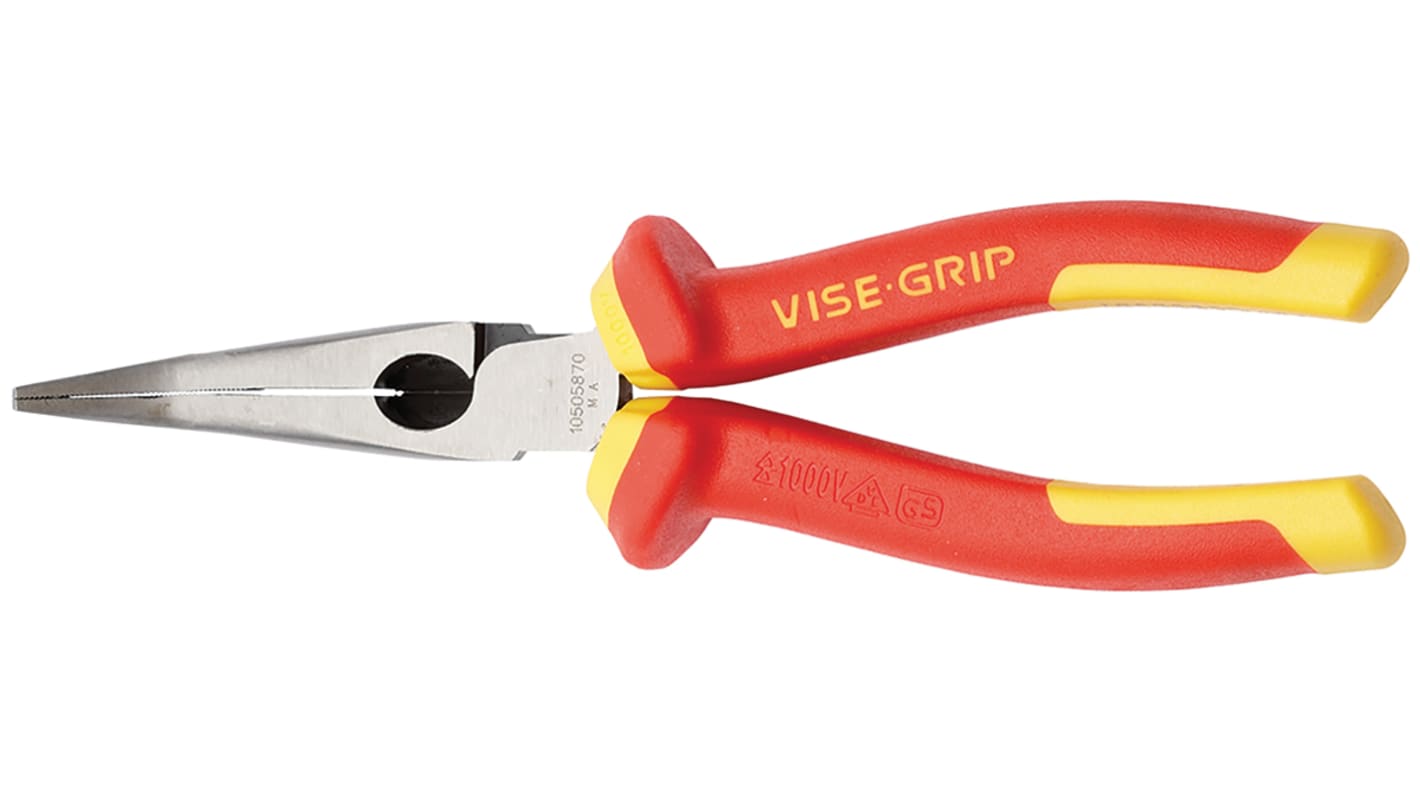 Irwin Pliers, 200 mm Overall, Straight Tip, VDE/1000V