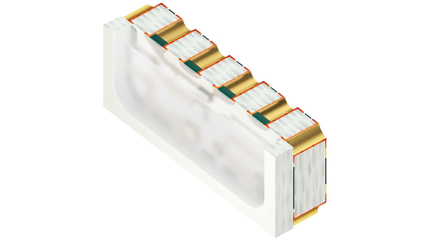 ams OSRAM2.1 V, 2.9 V, 3.2 V RGB LED  SMD, Micro SIDELED M4518 KRBT QDLP61.3A