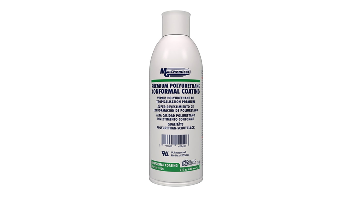 Rivestimento protettivo MG Chemicals,  spray da 430 ml, in PUR, per Settore automobilistico, Generatori elettrici,