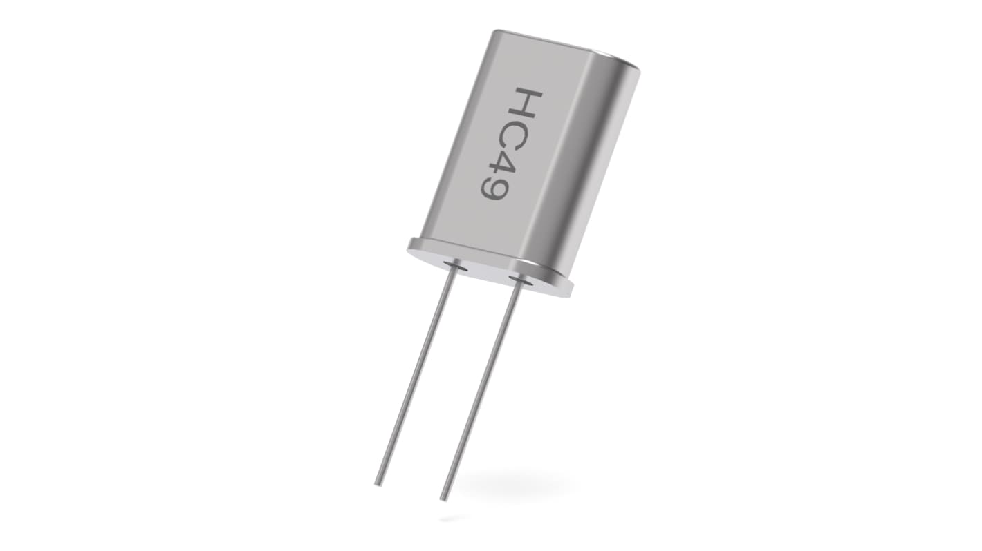 IQD 4MHz Crystal Unit ±20ppm HC49 2-Pin 11.05 x 4.65 x 13.46mm