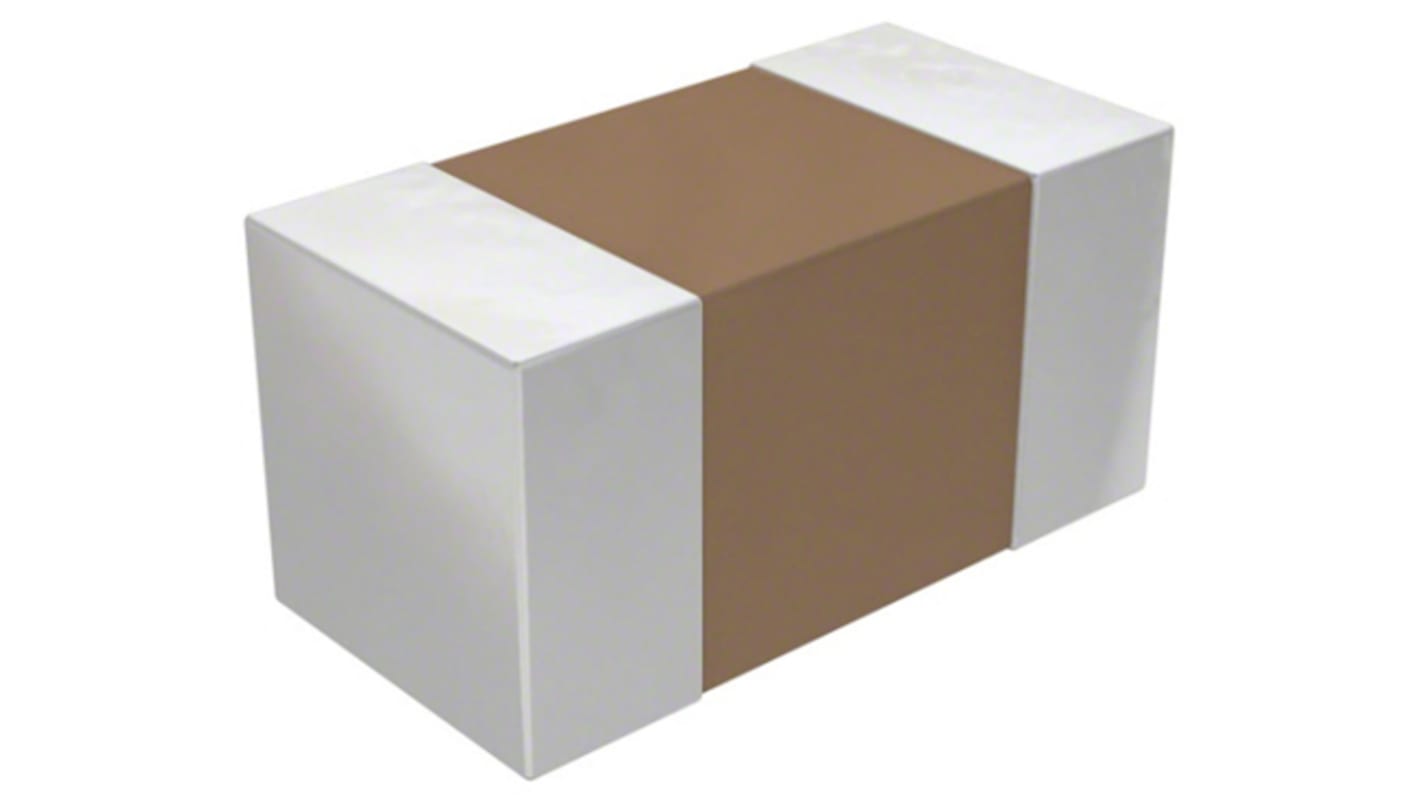 KEMET 100pF Multilayer Ceramic Capacitor MLCC, 25V dc V, ±1% , SMD