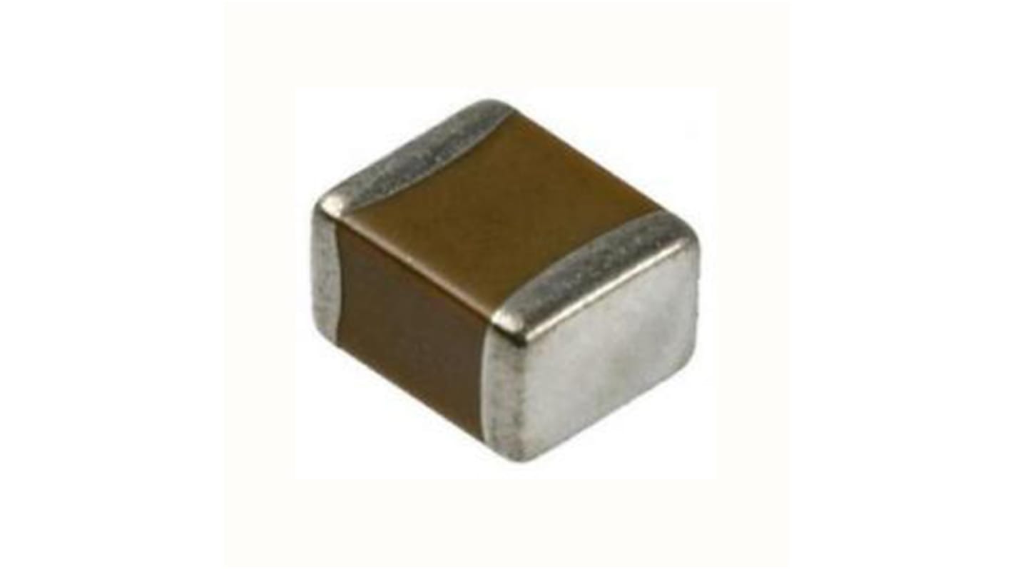 KEMET 100nF 100V dc C0G ±5% 1210 (3225M) - 積層セラミックコンデンサ(MLCC)