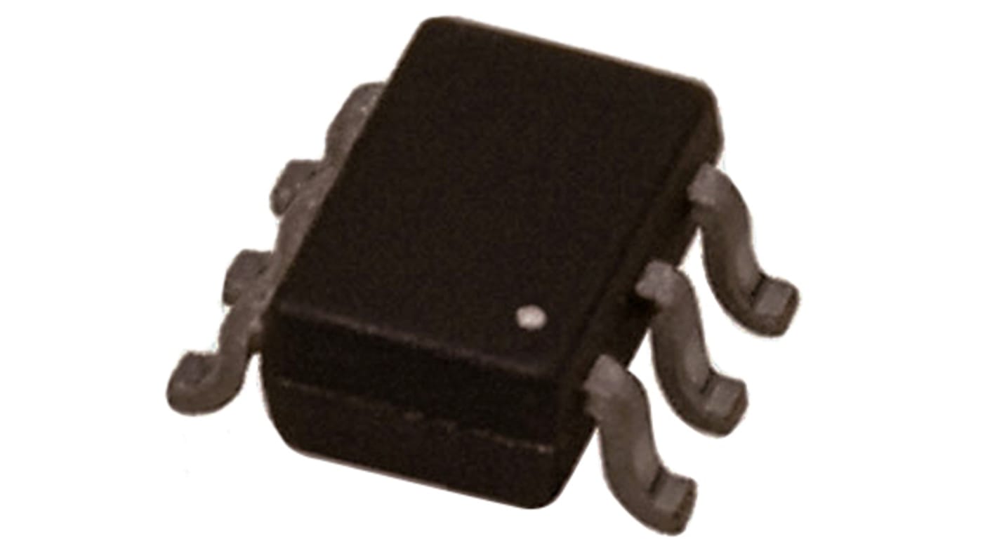 MOSFET Vishay, canale P, 13 mΩ, 5,1 A, TSOP-6, Montaggio superficiale